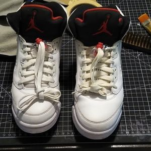 Jordan 5 white cement